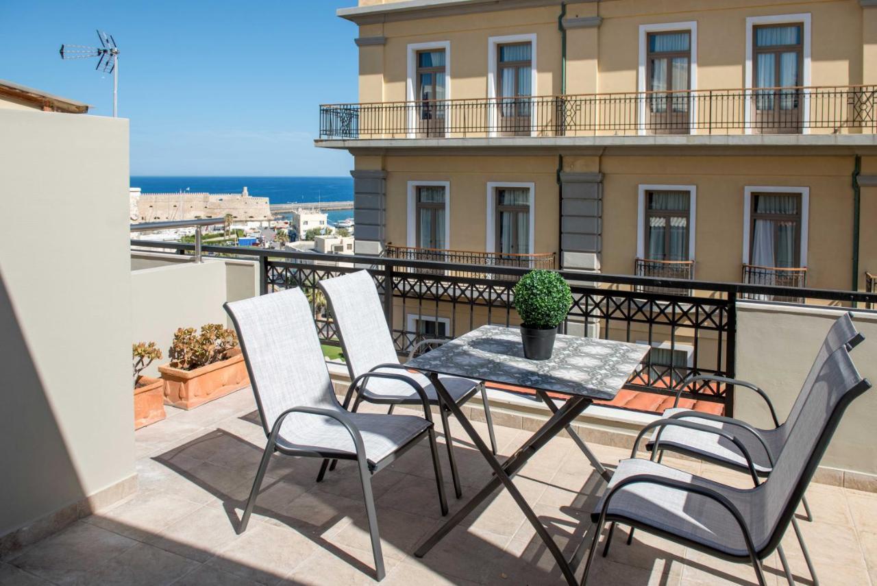 הרקליון Comfy Central 1 Bedroom Apt With Terrace And View מראה חיצוני תמונה